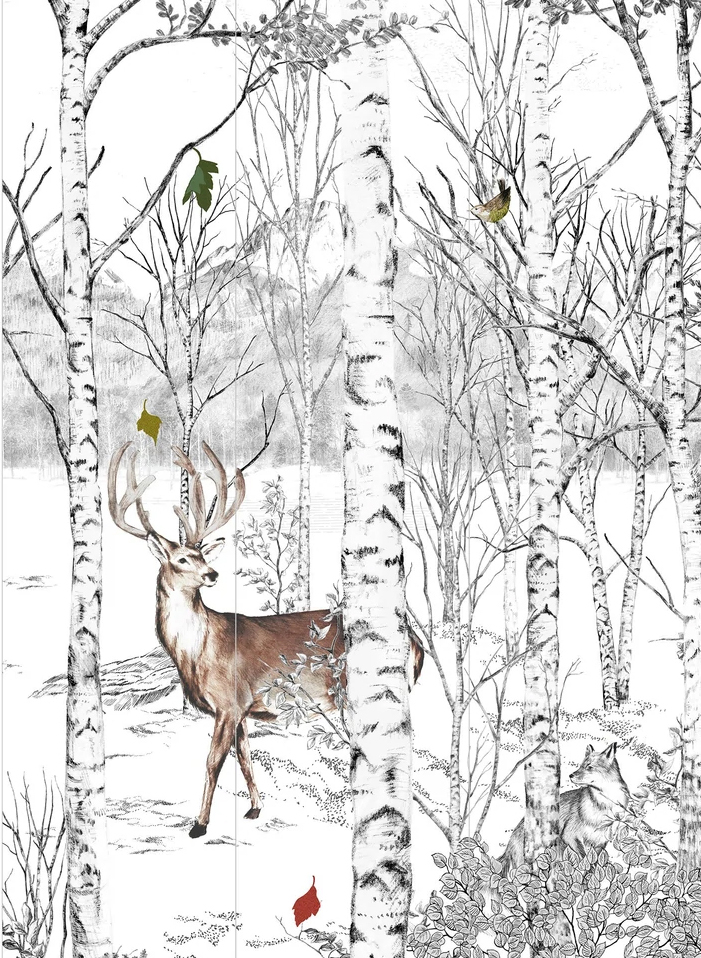 Wandbild Nunavut Natural - Panel C Stag