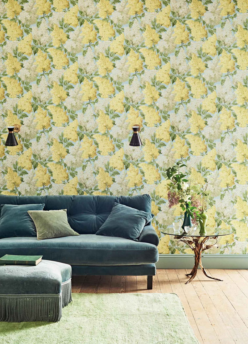 Tapete Lilac - Yellow/ Blue
