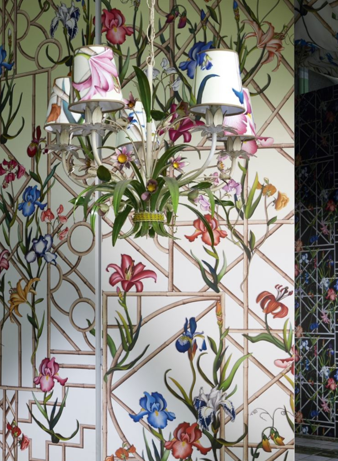 Tapete Fretwork Garden Panoramic