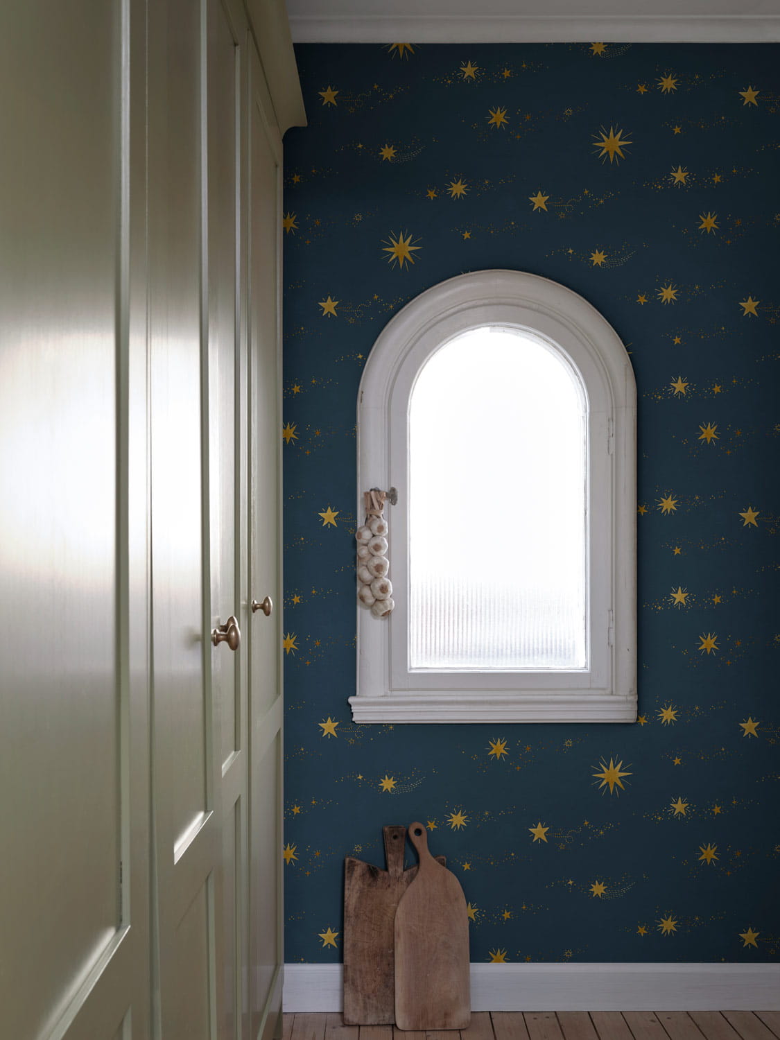 Wandbild Gillis - Midnight & Blue