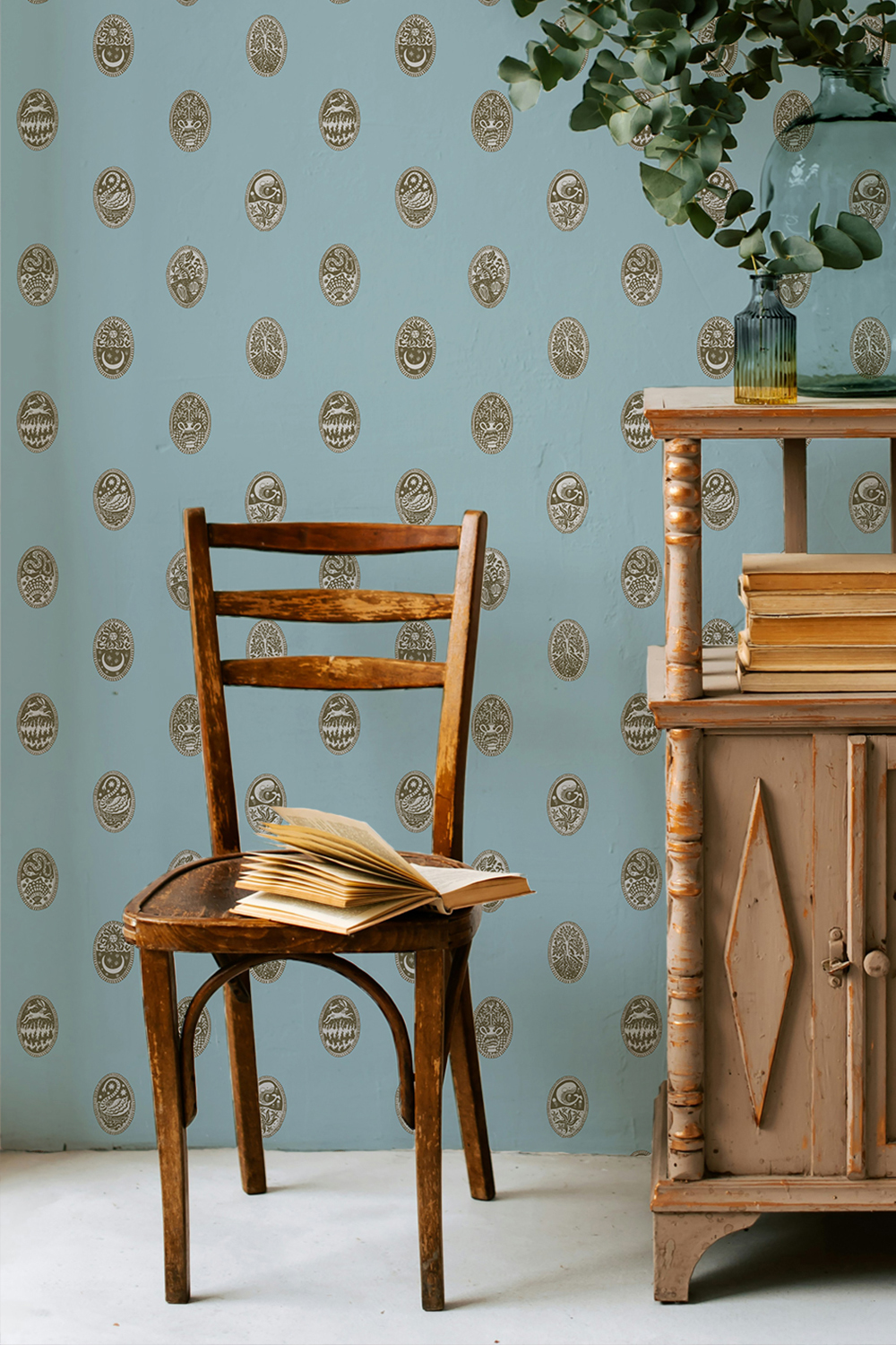 Tapete Linear Cameos - Cobber Spruce/ Dew