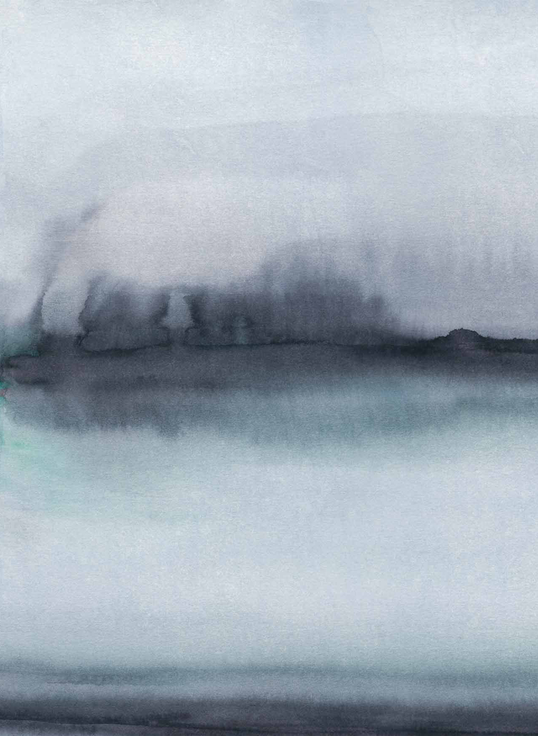 Wandbild Shibori - Blue