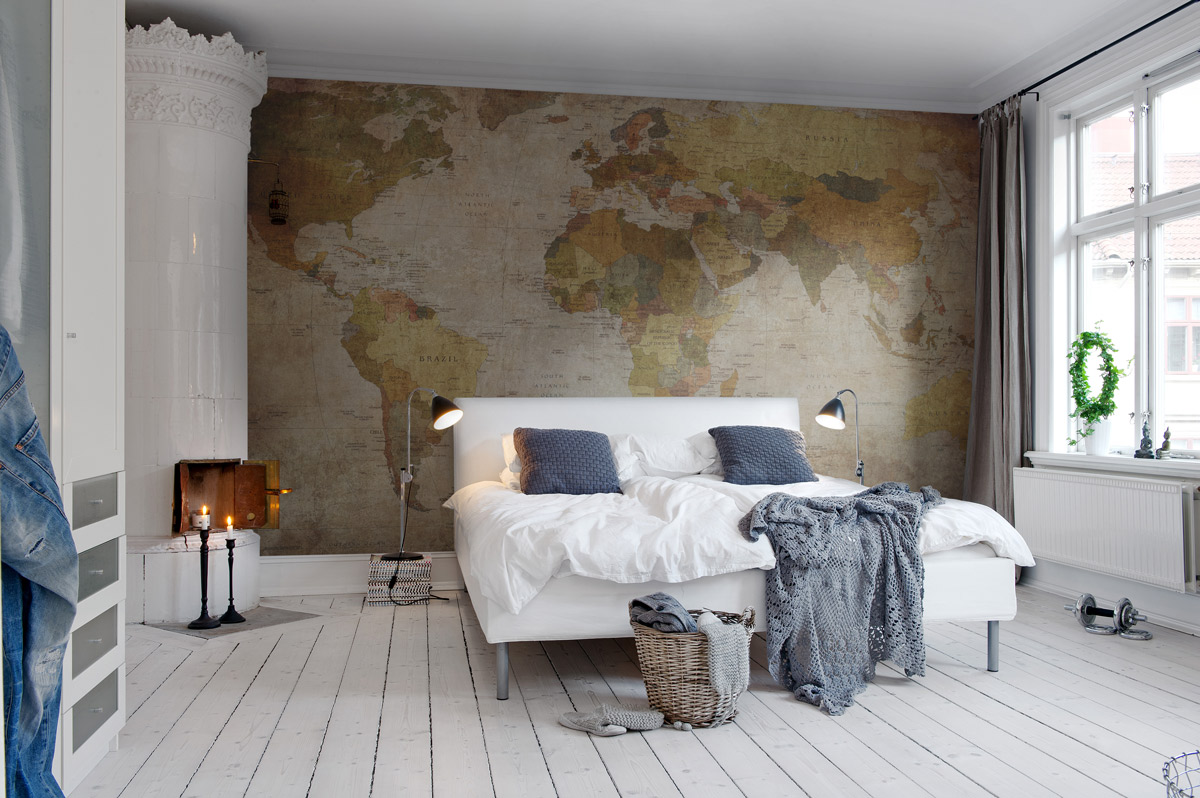Wandbild World Map - Classic