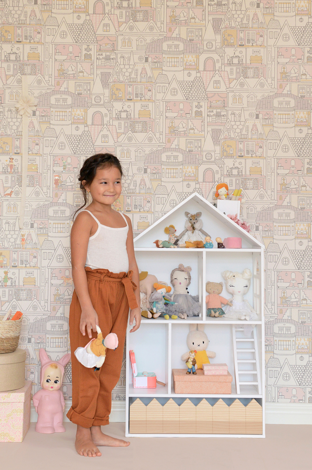 Tapete Dollhouse - Soft Wool White