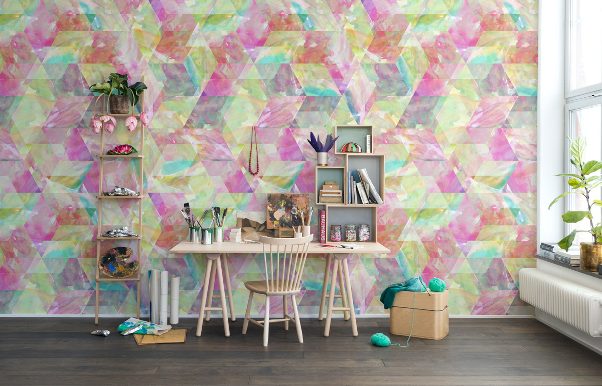 Wandbild Sassy Zigzag