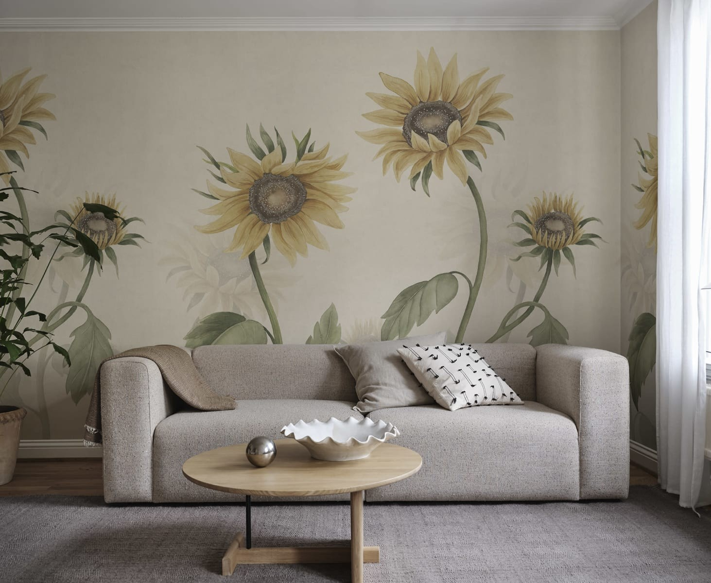 Wandbild Sunflowers - Yellow