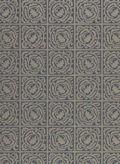 Tapete Pure Scroll - Black Ink