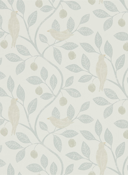 Tapete Damson Tree - Mineral/ Dove