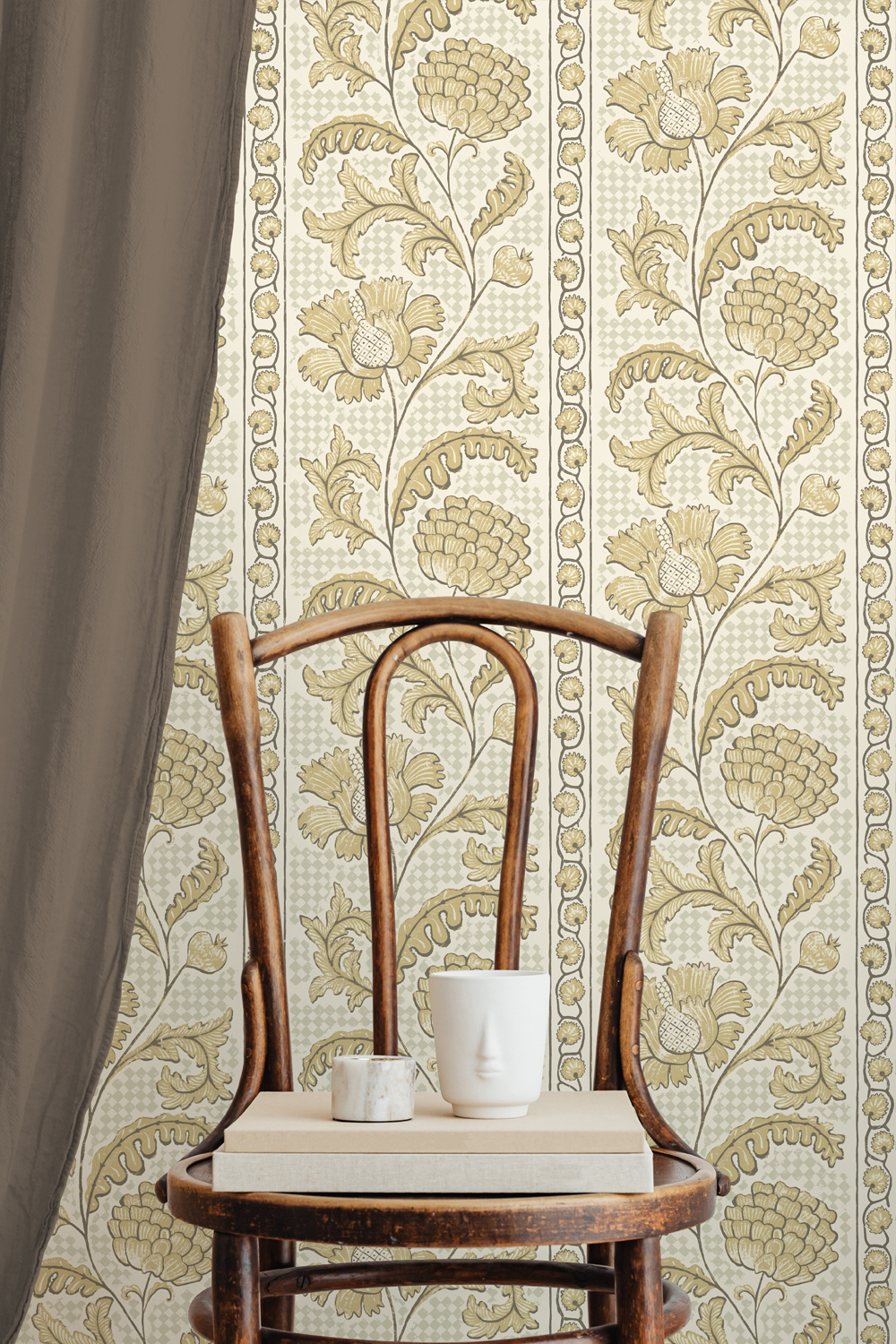 Tapete Floral Check - Lemon and Salt Ridge