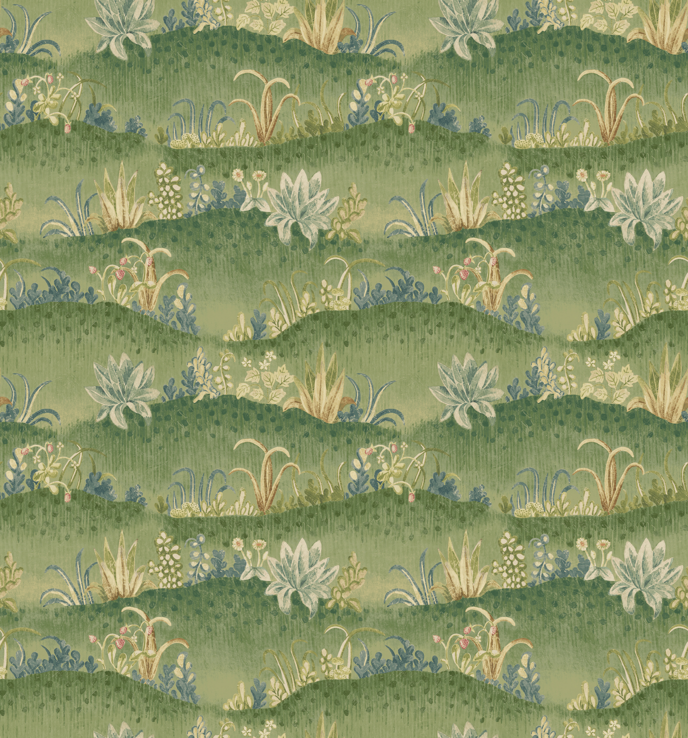Tapete Garden Tapestry - Royal Green