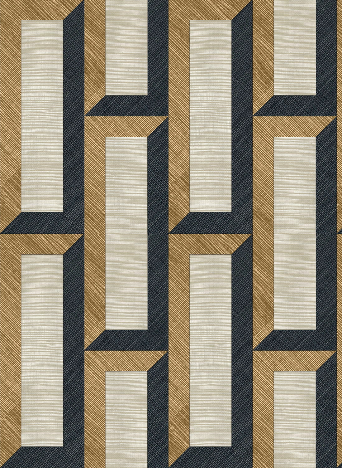 Tapete Biseau - Bronze Black