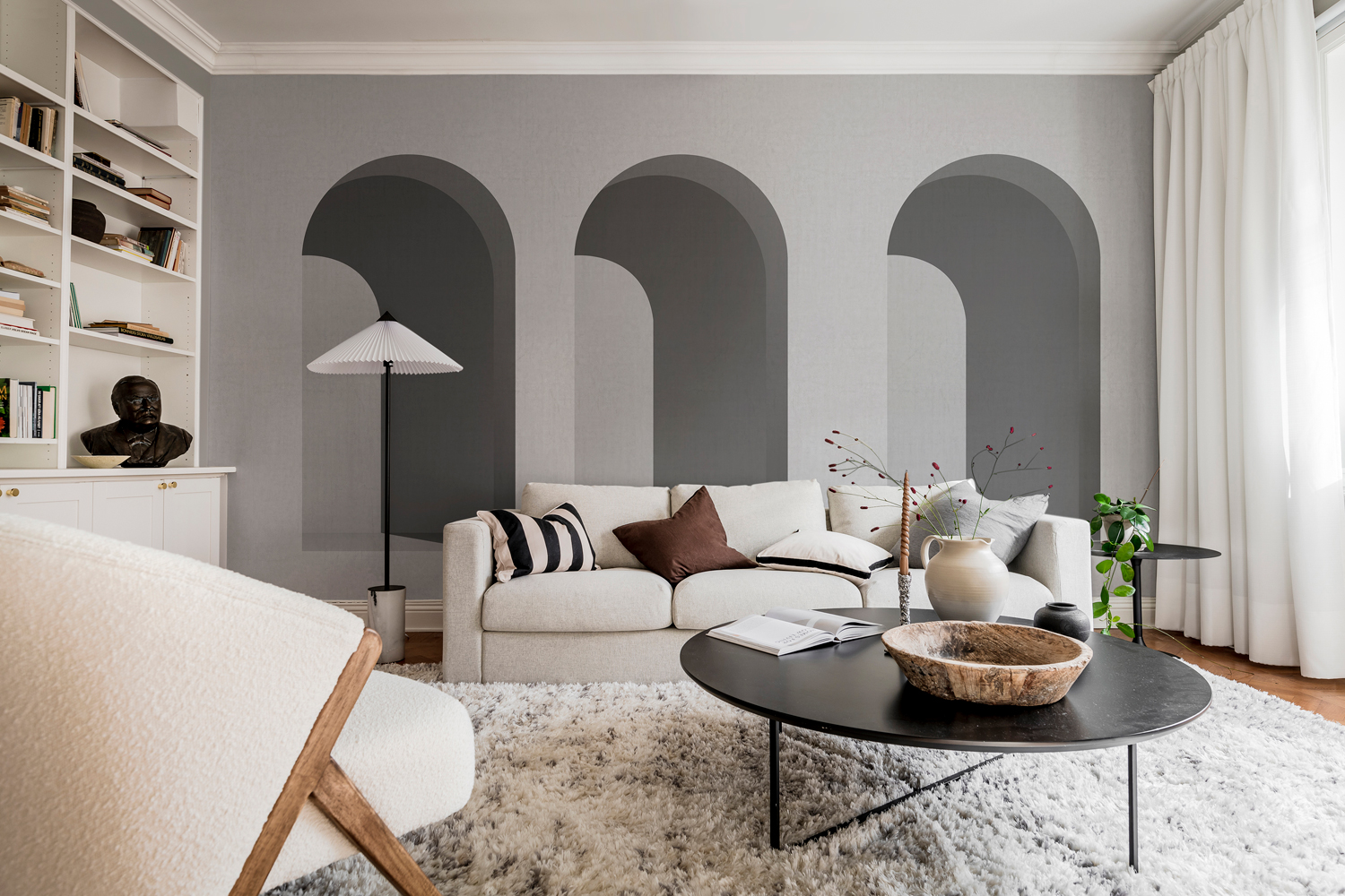 Wandbild Arch - Grey