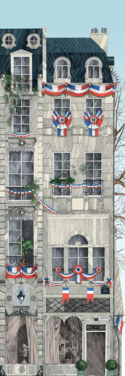 Tapete Rue Jacob - Rue Jacob en Fête