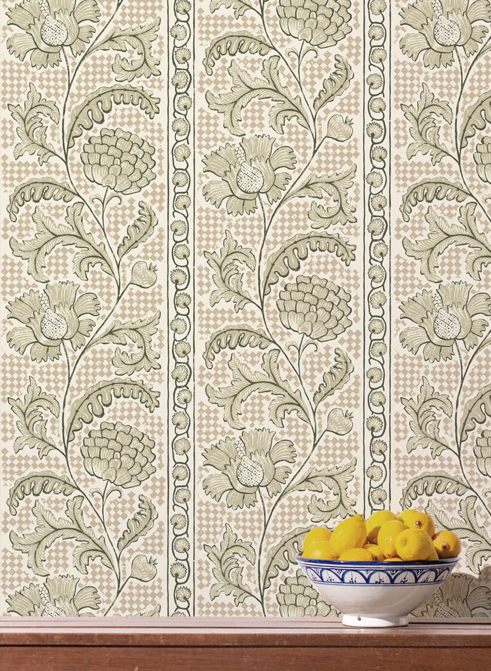 Tapete Floral Check