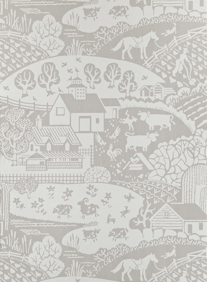 Tapete Gable - Purbeck Stone/ Strong White