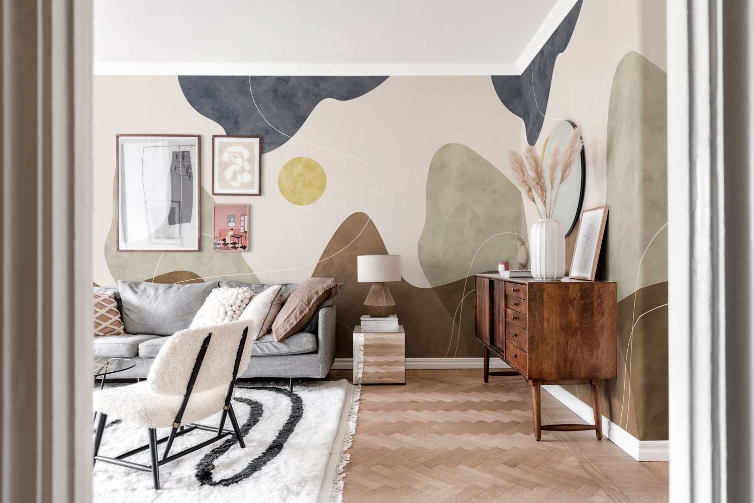 Wandbild Terrain - Earth