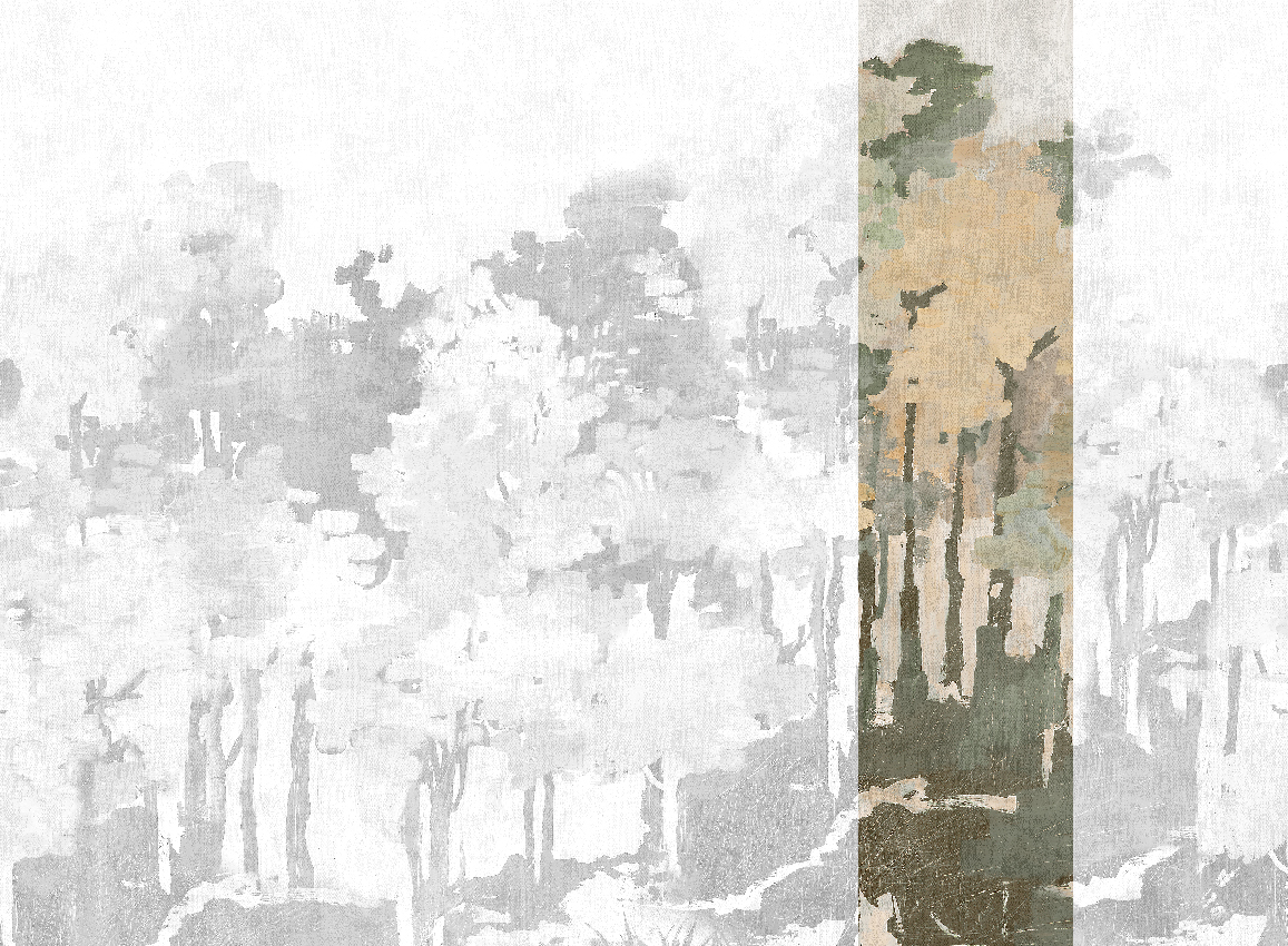Wandbild Funes - Sepia Panel 5