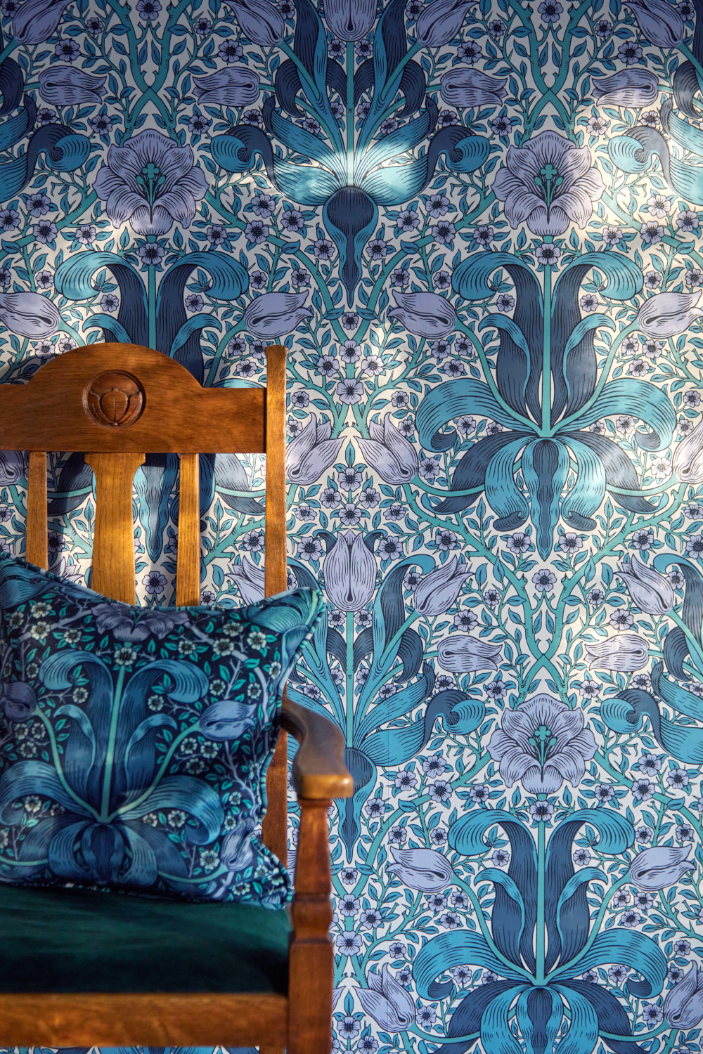 Tapete Spring Thicket - Indigo/ Lilac