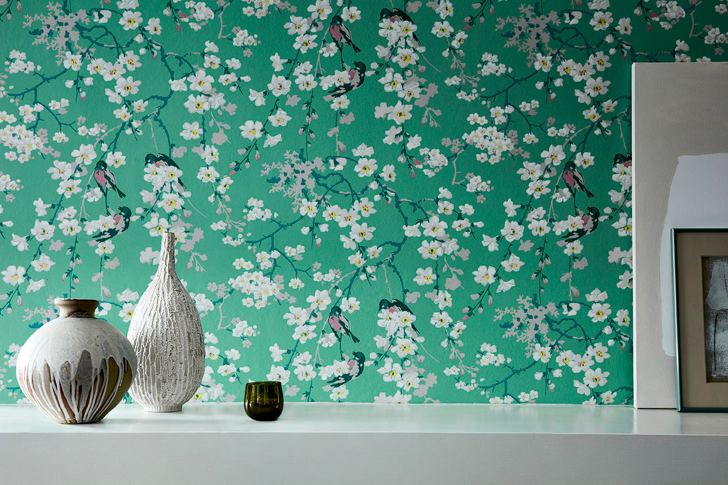 Tapete Massingberd Blossom - Verditer
