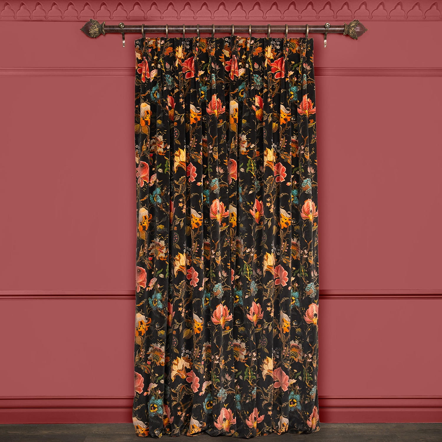 Tissu Artemis - Velvet - Black