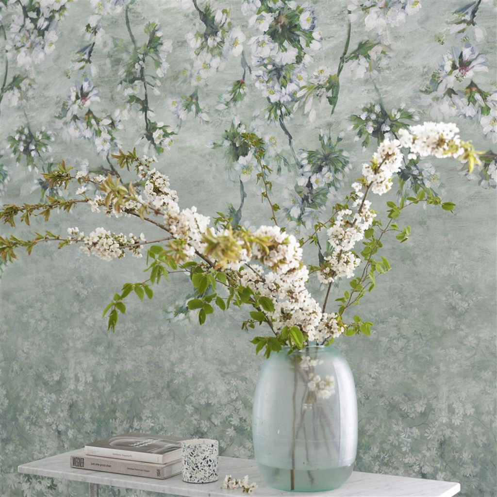 Wandbild Assam Blossom - Sage