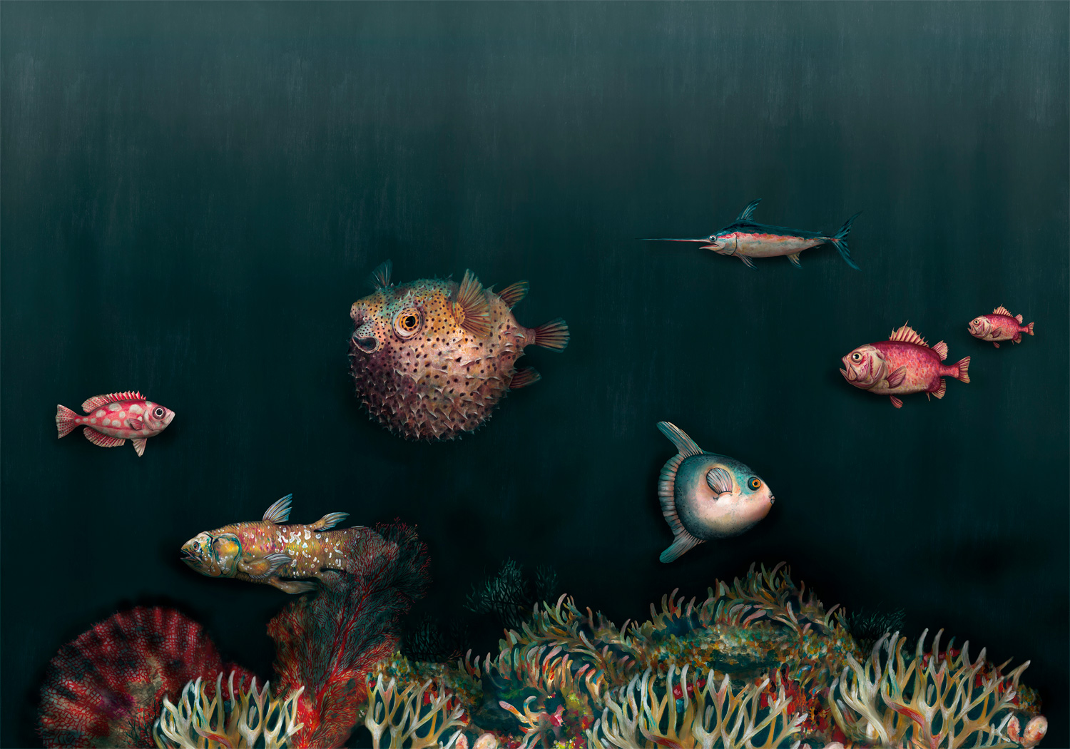 Wandbild Deep Ocean - Atlantic