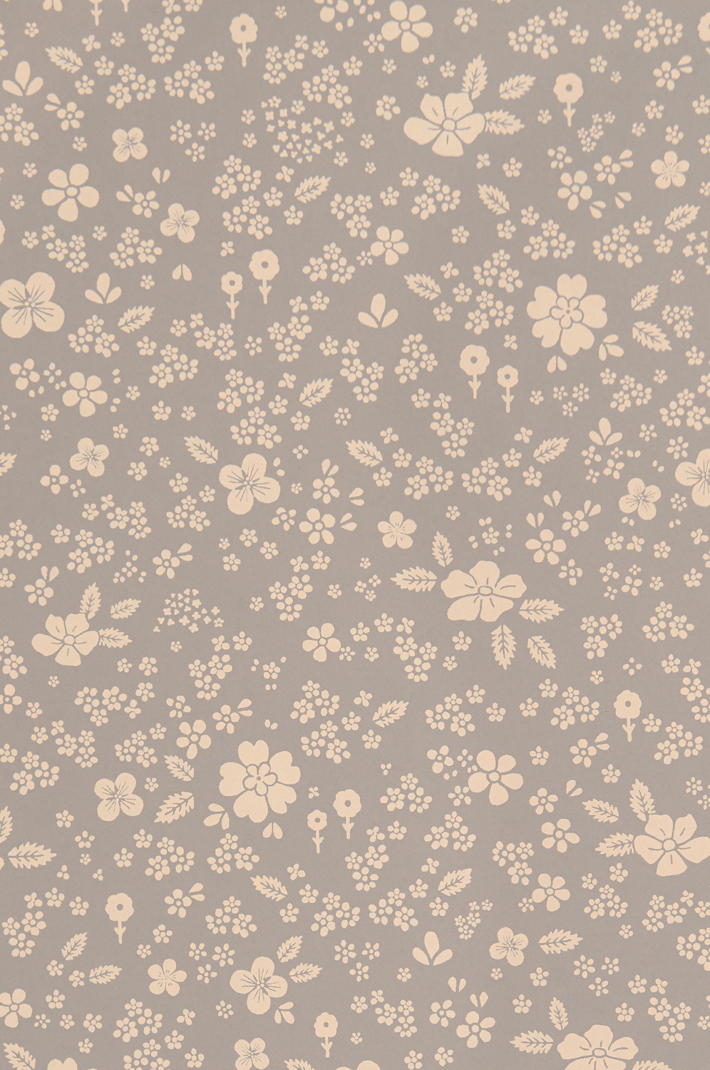 Tapete Flora - Dusty Blue