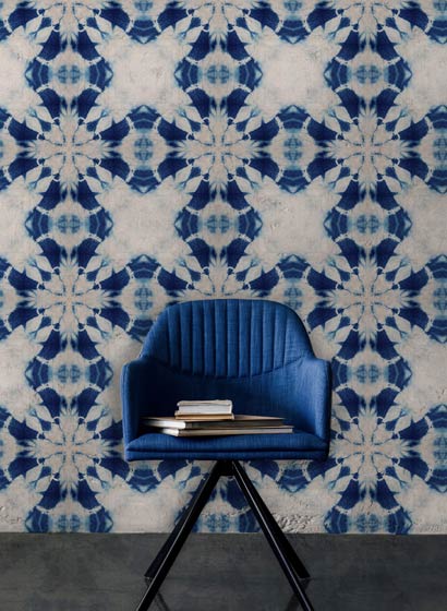Tapete Shibori Flower