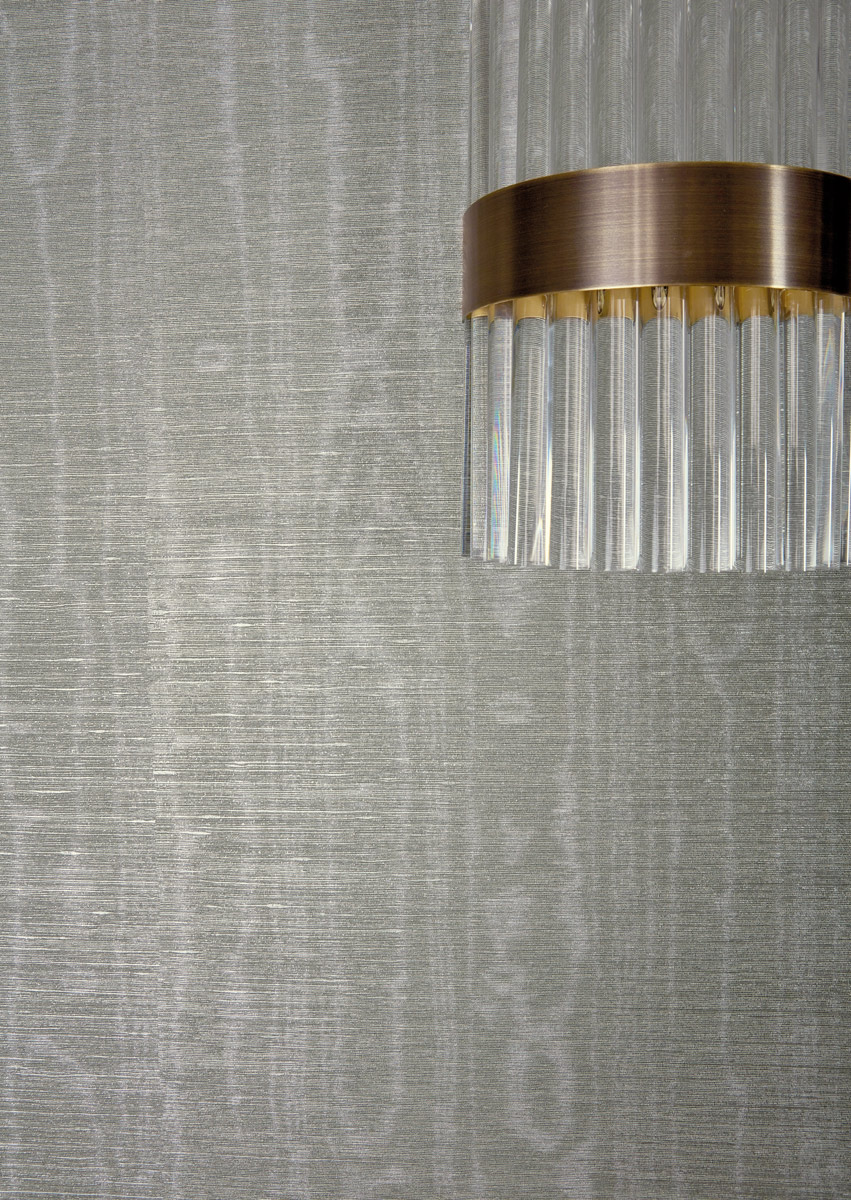 Tapete Watered Silk - Silver