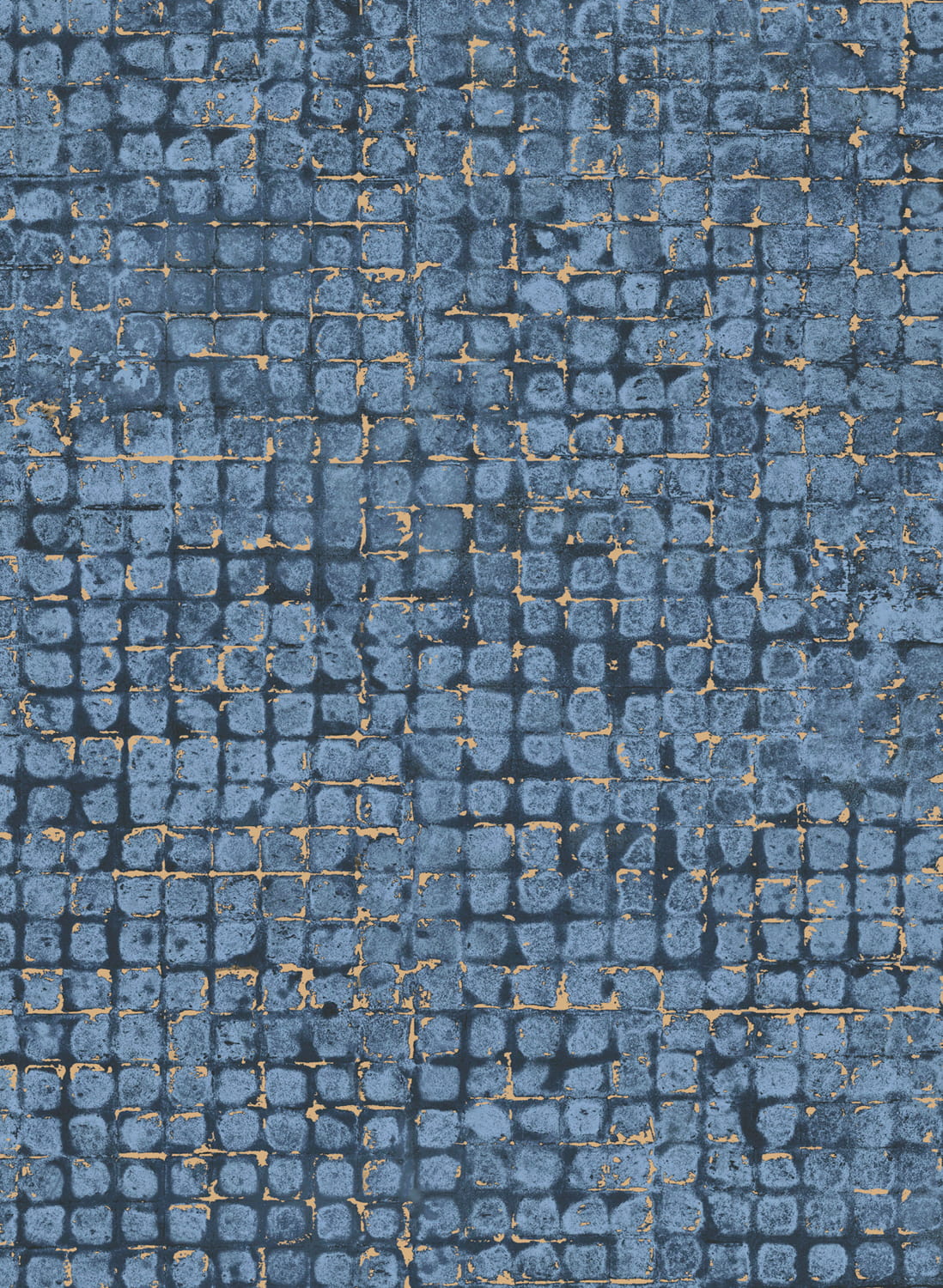 Tapete Mosaico - Blue/ Stone