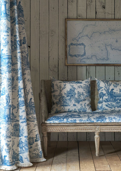 Fabric Toile Baptiste - Ciel
