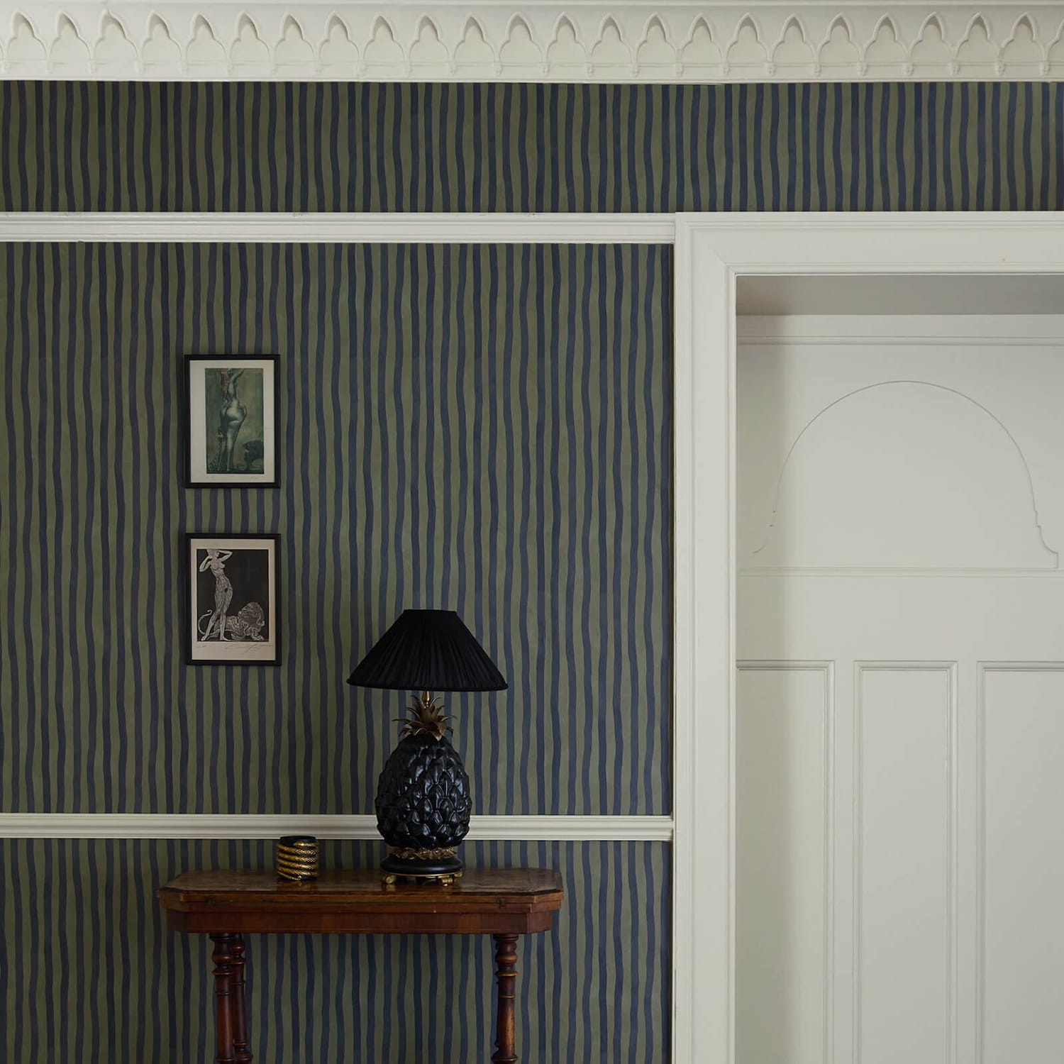 Papier peint Artists Stripe - Cocoa
