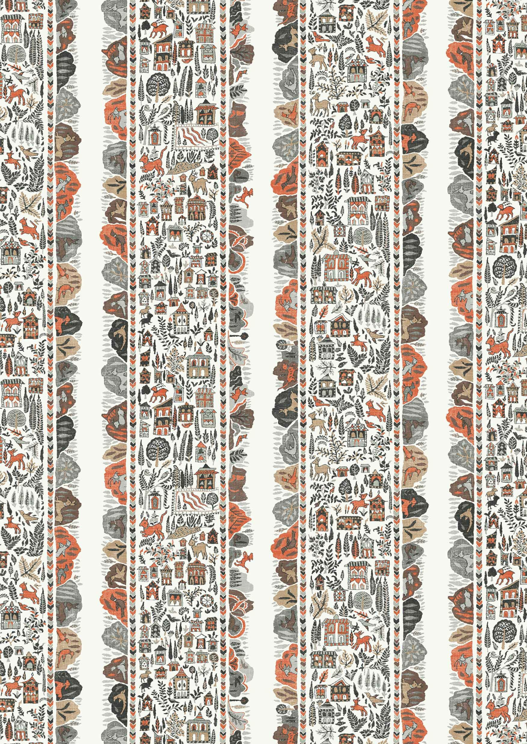 Tapete Ravi Ribbon - Satsuma Soot