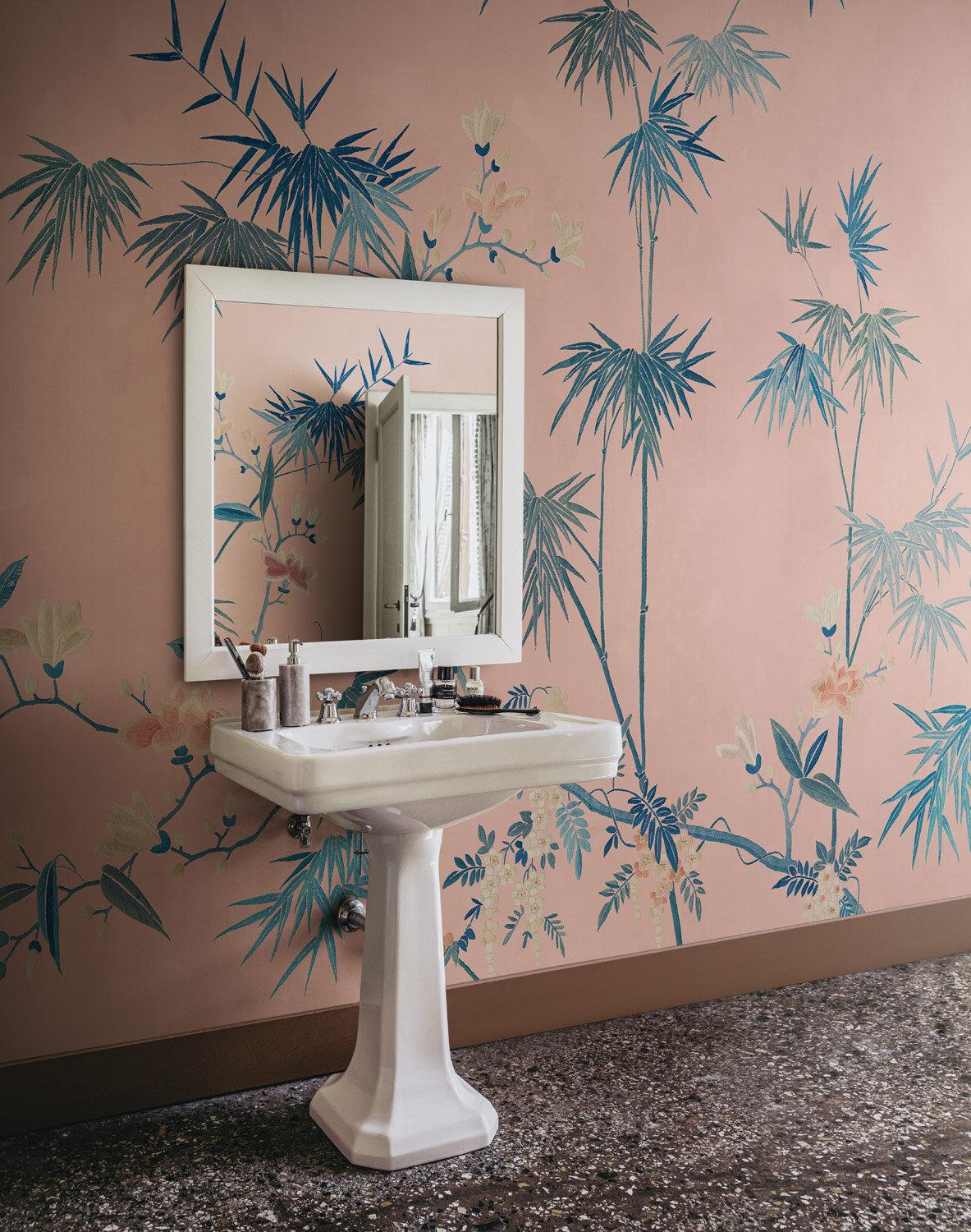Wandbild Bamboo Grove - Pink