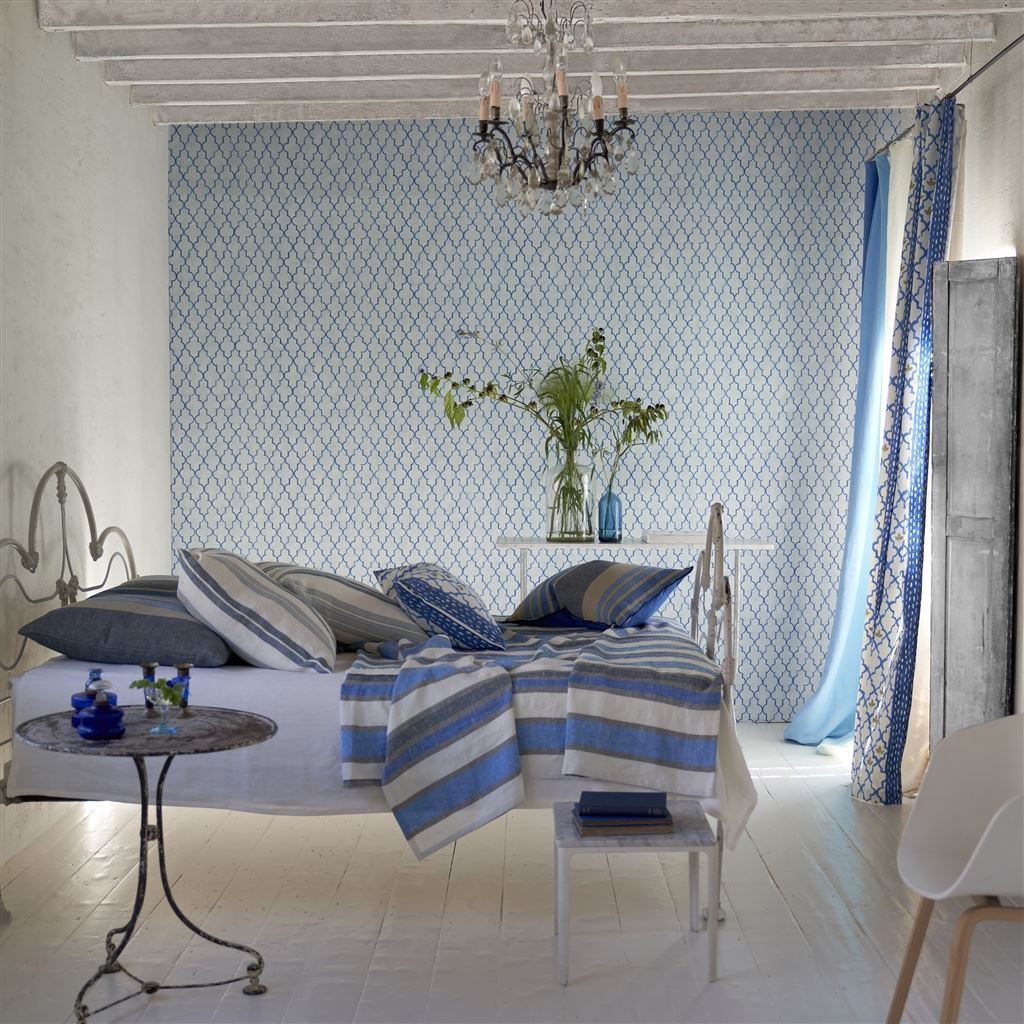 Tapete Pergola Trellis - Cobalt