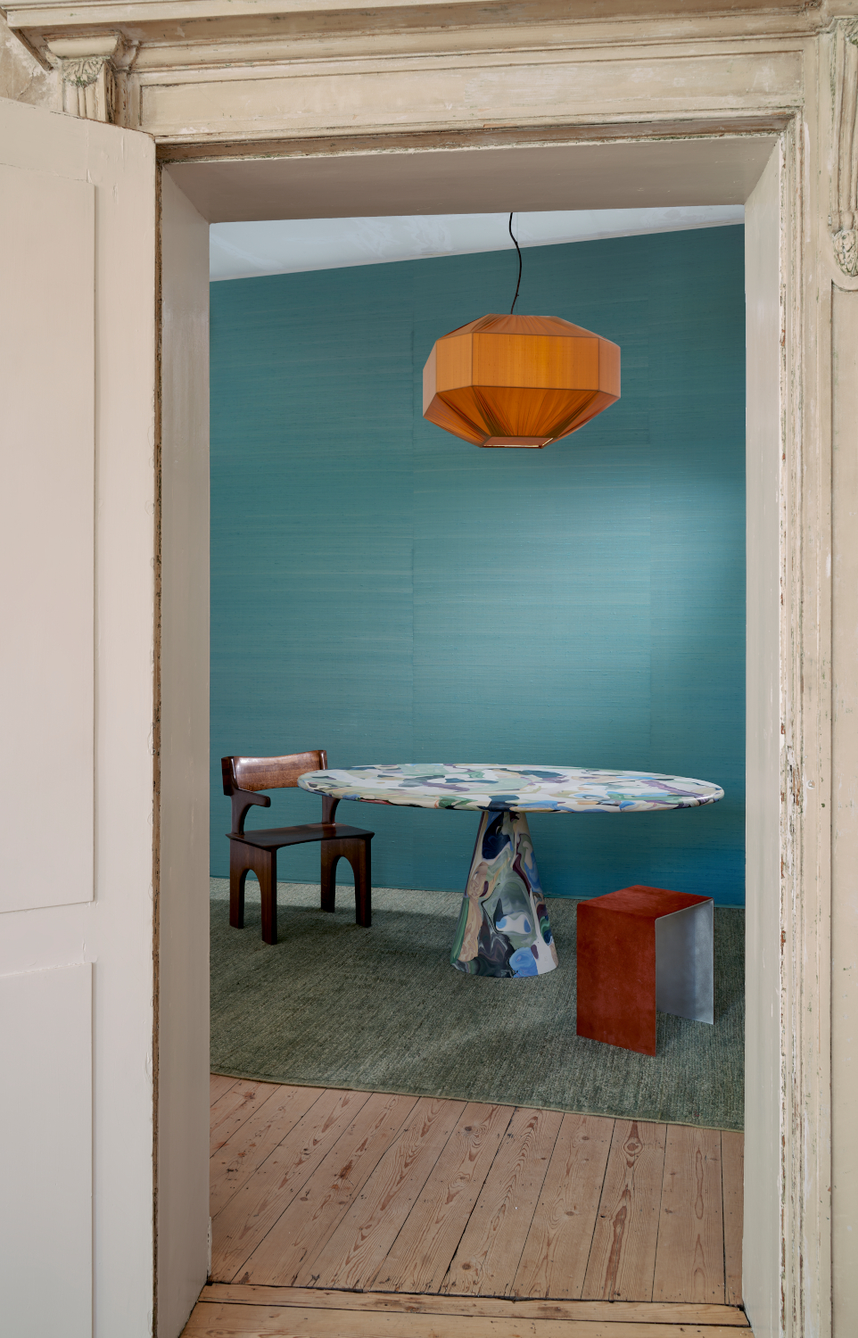 Tapete Papillon - turquoise