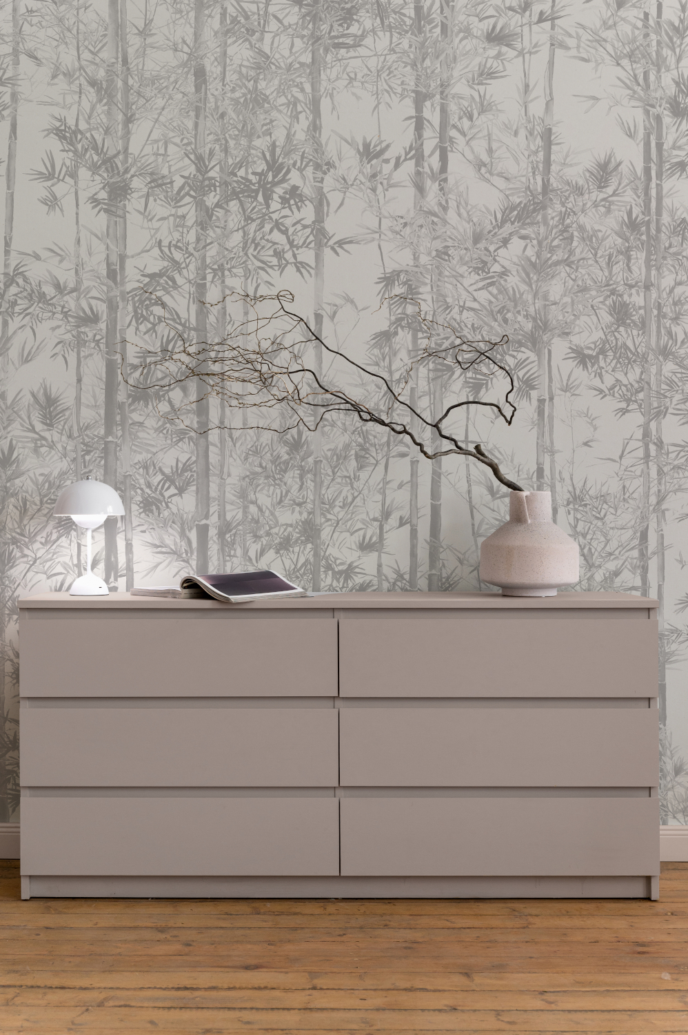 Wandbild Bamboo Grey - Panel C