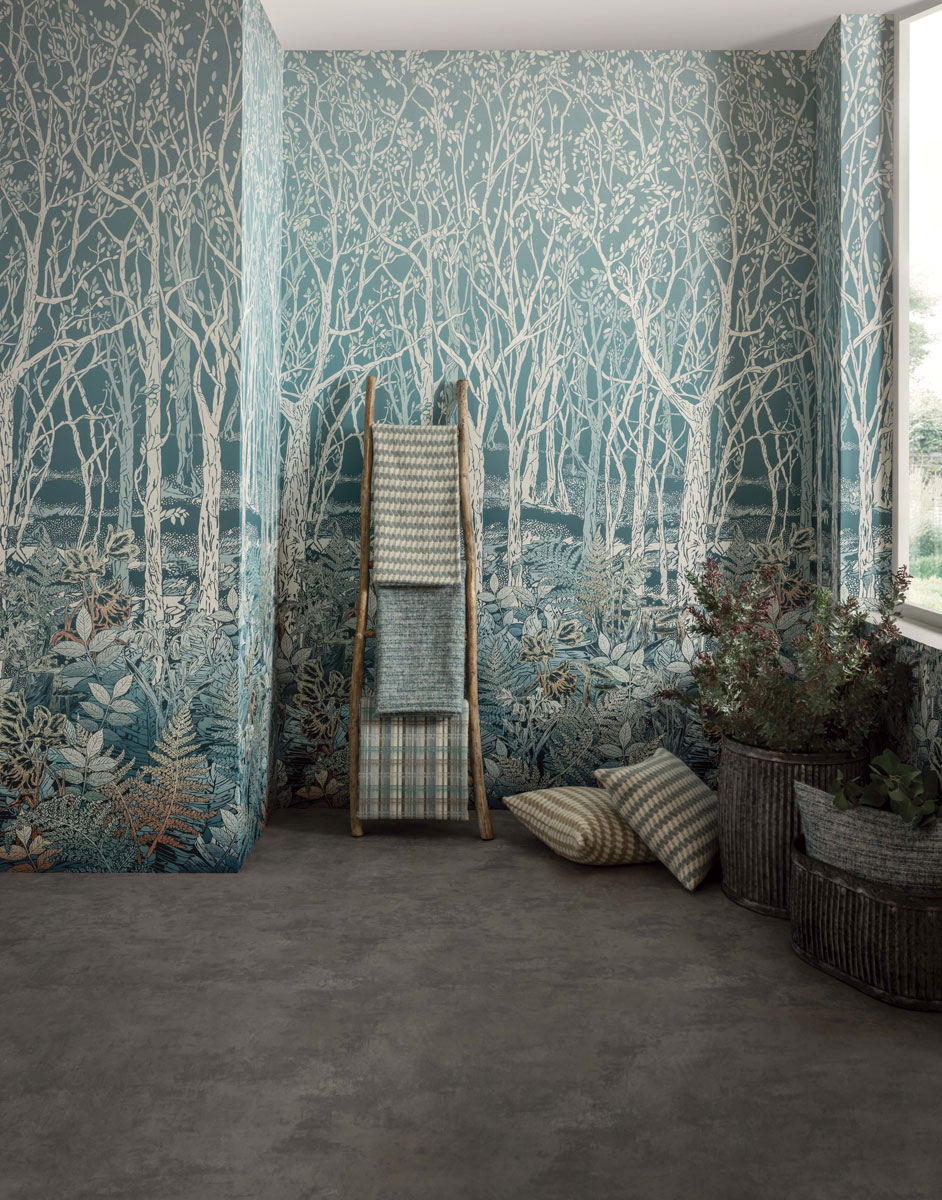Tapete Sylvania - Mint/ Teal