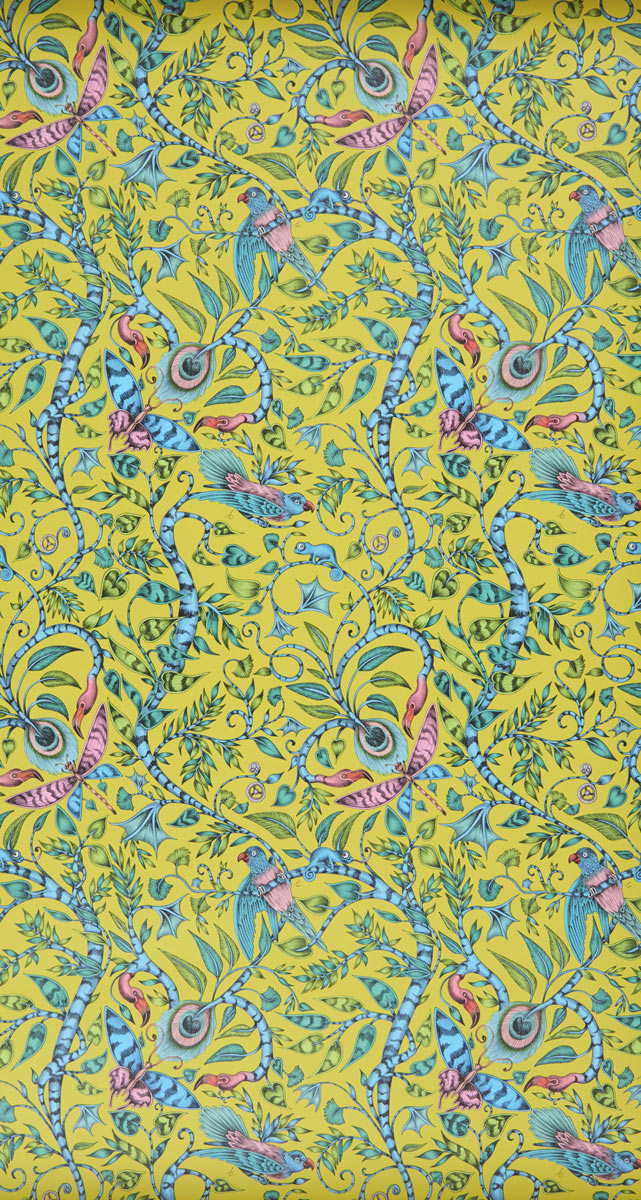 Tapete Rousseau - lime