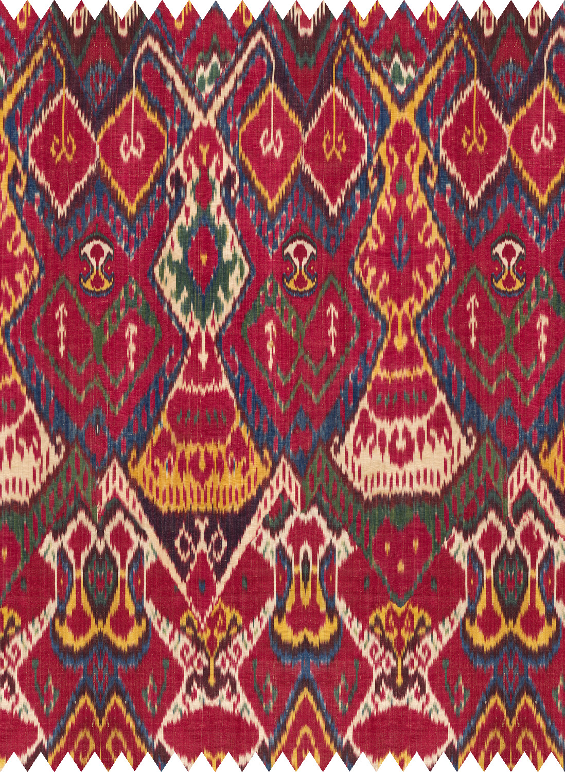 Fabric Uzbek Ikat - Linen