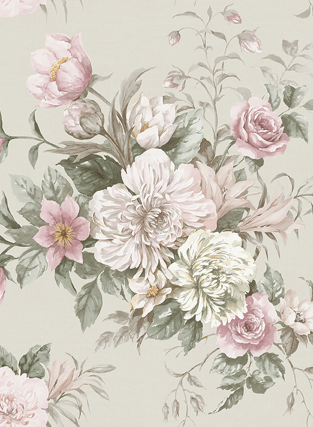 Tapete Floral Charm - 4252