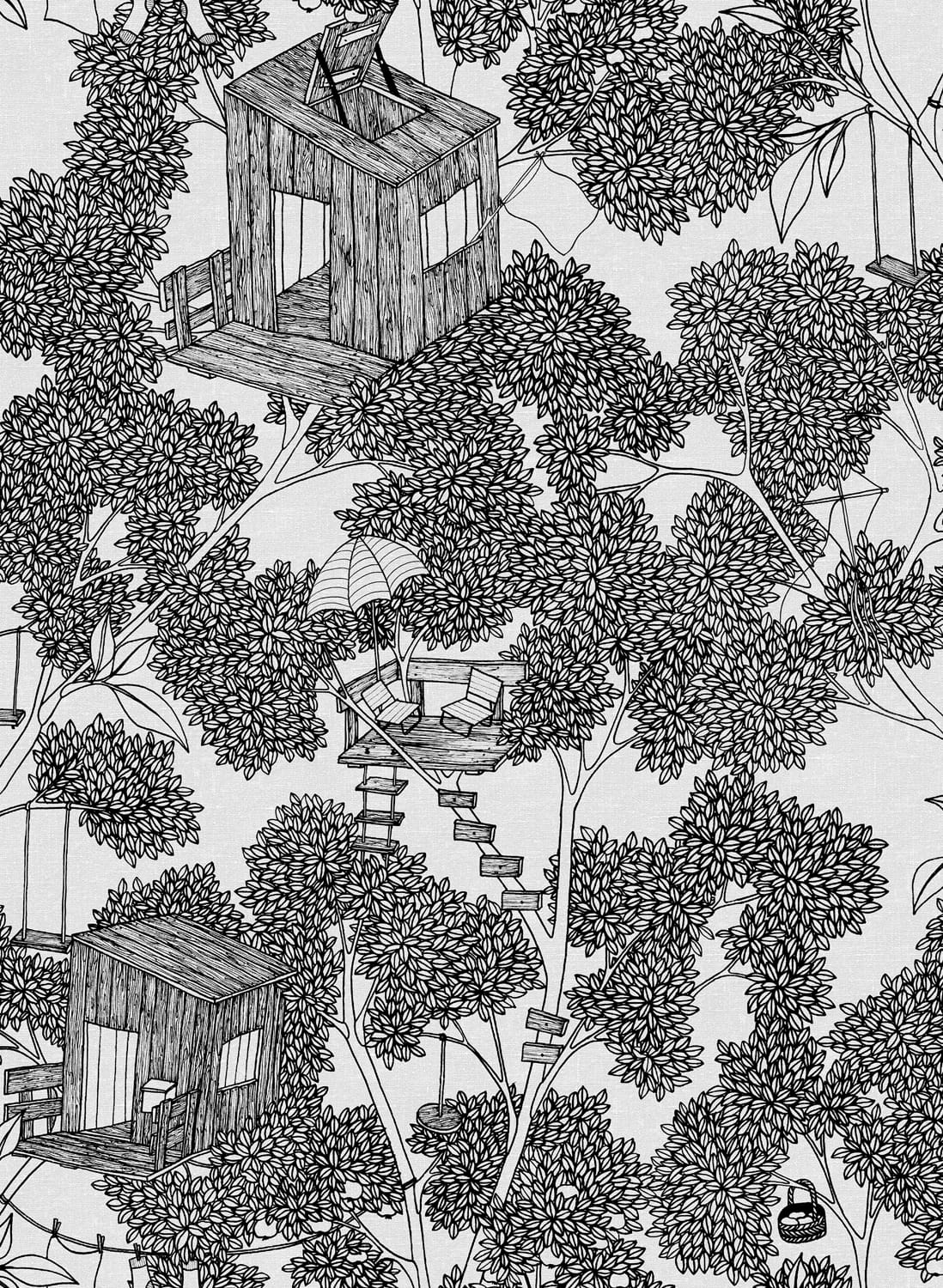 Tapete Treehouse - Graphite