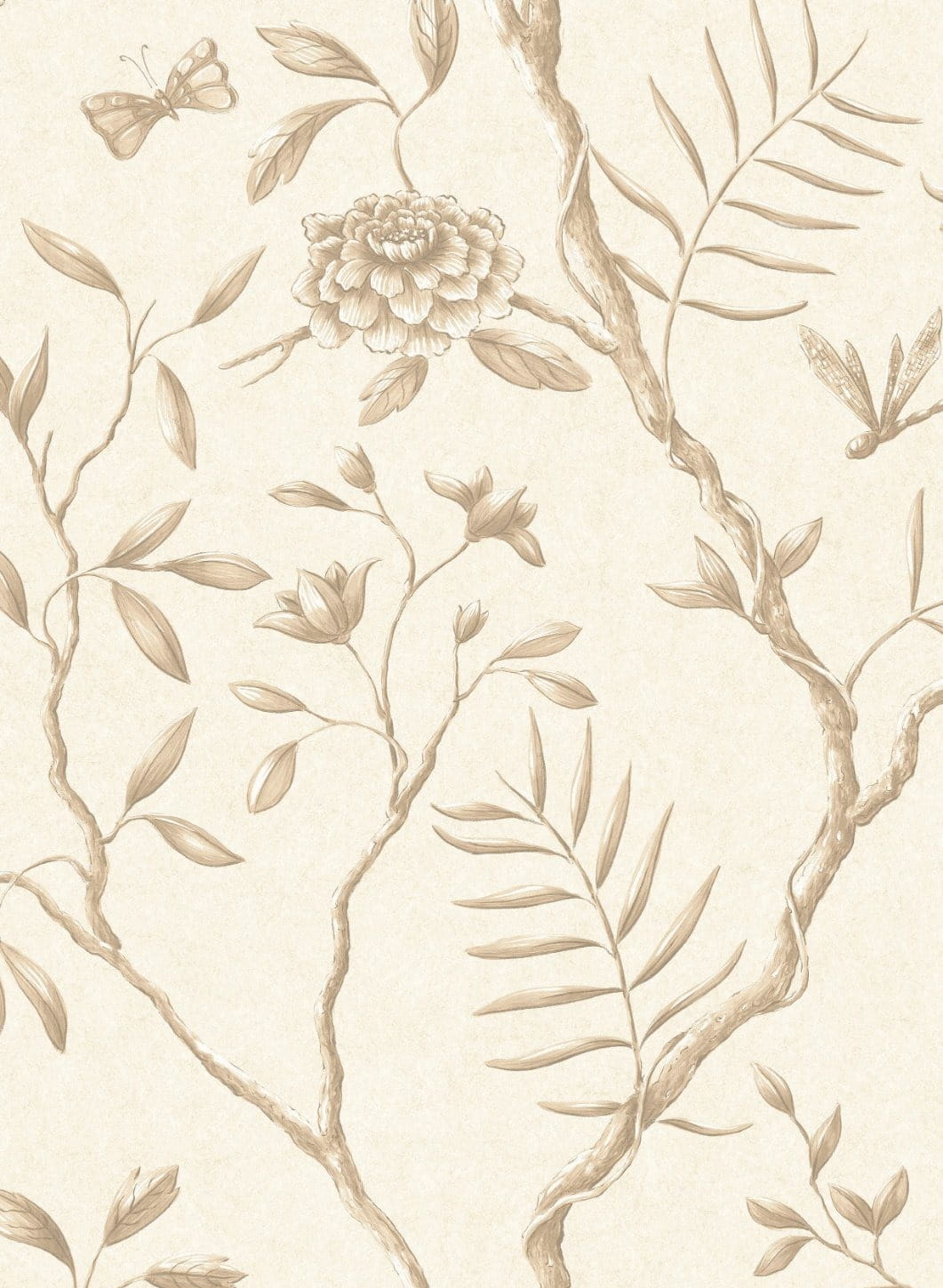 Wallpaper Jasper Peony - Mocha