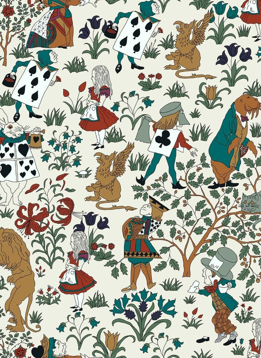 Tapete Alice in Wonderland