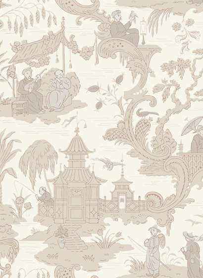 Tapete Chinese Toile - Neutral