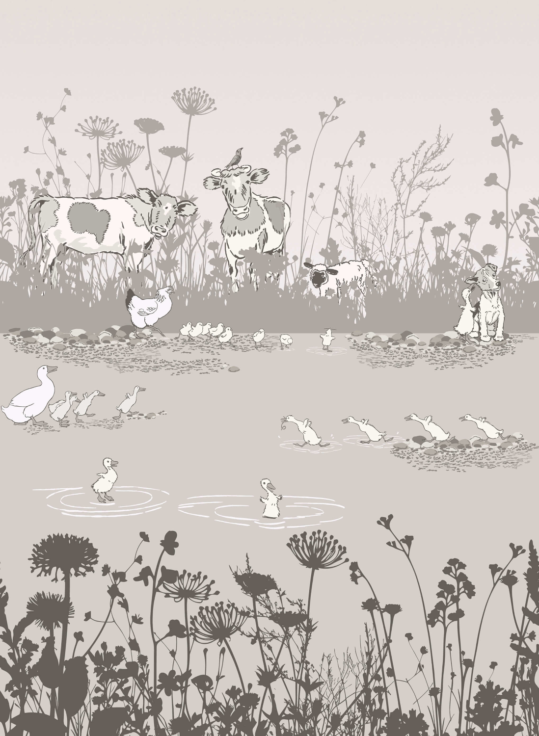 Tapete Riverside Capers - Cluck