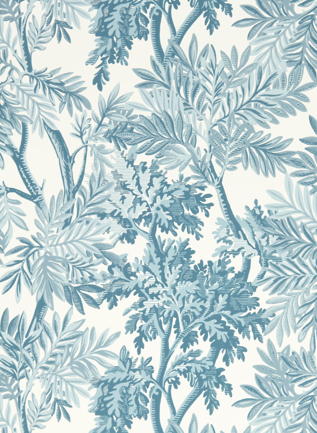 Tapete Tapestry Trees - Pottery Blue