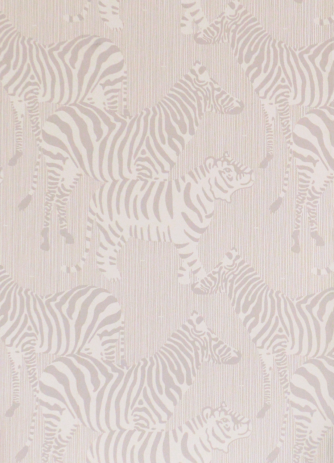 Tapete Safari Stripes - Warm Grey