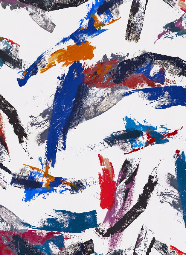 Wandbild Jack - Red Blue Panel 1