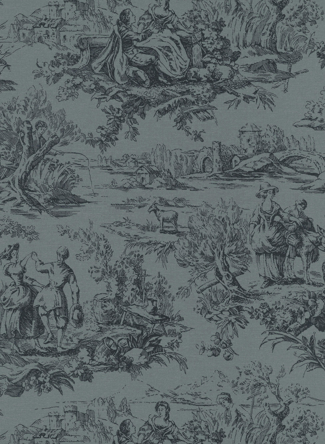 Tapete Lovers Toile - Hicks Blue
